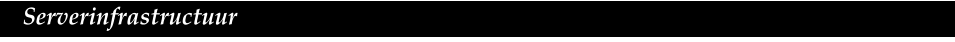 Serverinfrastructuur